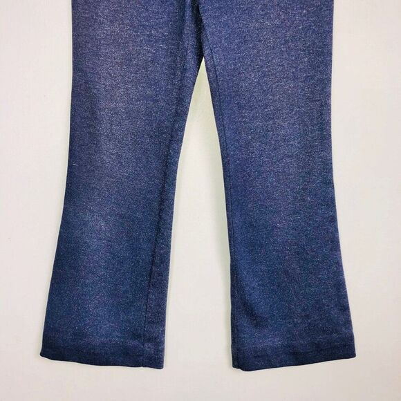 Vintage 70s Sailor Pants Womens S Blue Button Fly Bootcut Polyester - Picture 4 of 7